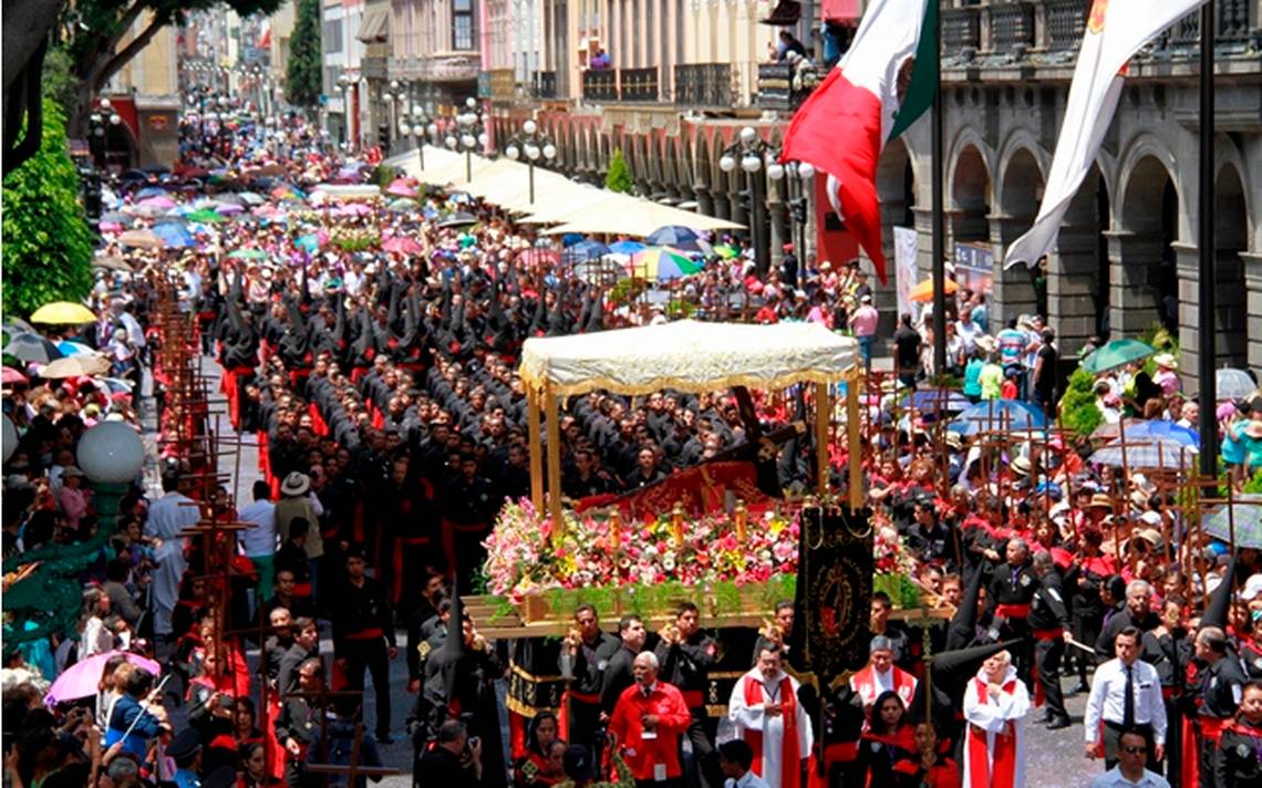 Este es el recorrido de la procesión de Viernes Santo en Puebla El